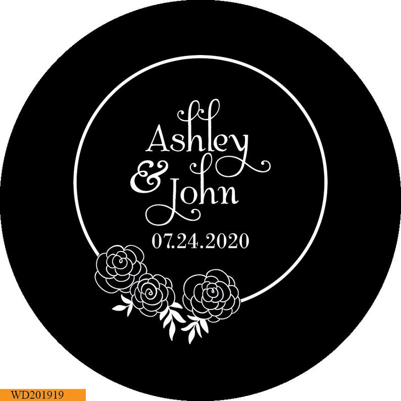 Digital Custom Personalized Gobo Monogram for Wedding Wedding Etsy