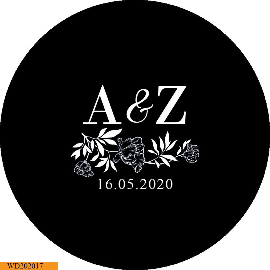 Digital Custom Personalized Gobo Monogram for Wedding Wedding Etsy