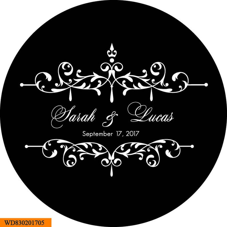 Digital Custom Personalized Gobo Monogram For Wedding Wedding Etsy