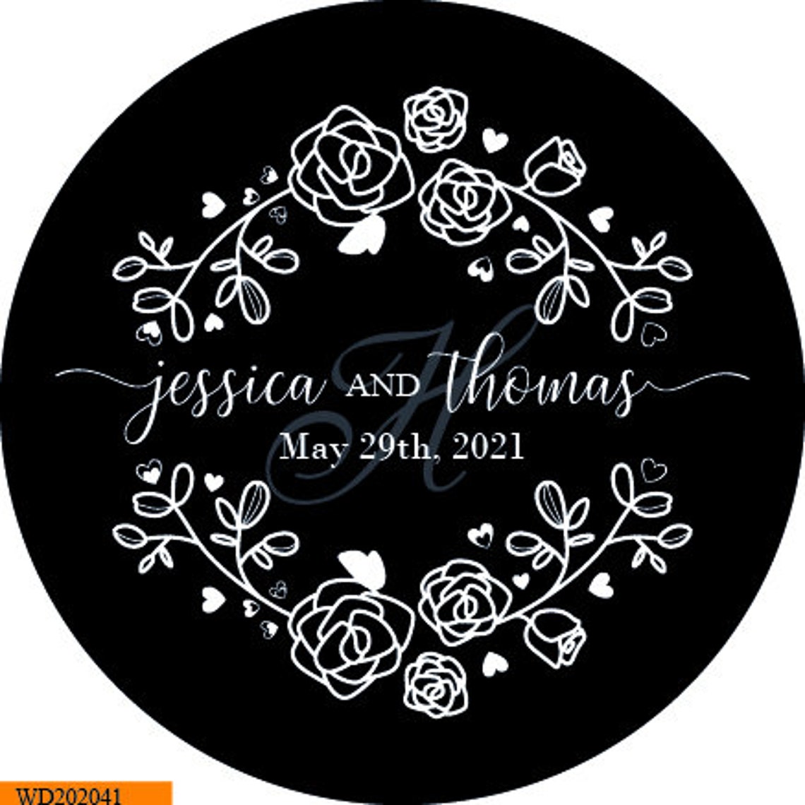 Digital Custom Personalized Gobo Monogram for Wedding Wedding Etsy