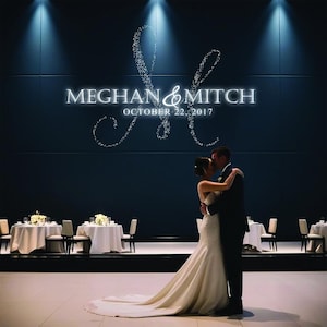 monogram for wedding, gobo monogram, wedding gobo monogram, static gobo, custom monogram, custom gobo, wedding gobo, gobo light