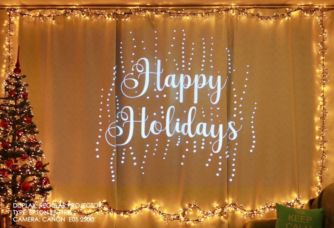 Digital Custom Personalized Gobo for Christmas Christmas - Etsy