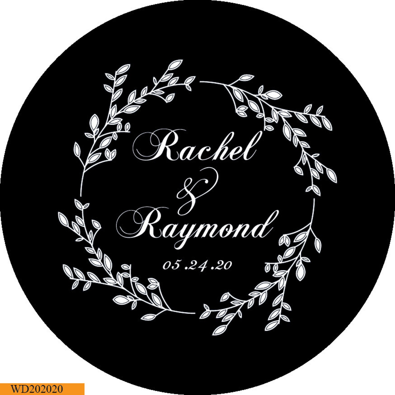 Digital Custom Personalized Gobo Monogram for Wedding, Wedding Gobo