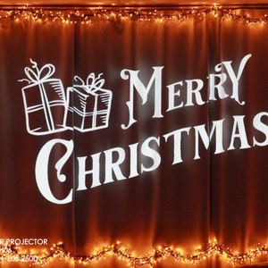 Digital Custom Personalized Gobo for Christmas, Christmas Gobo, Digital ...