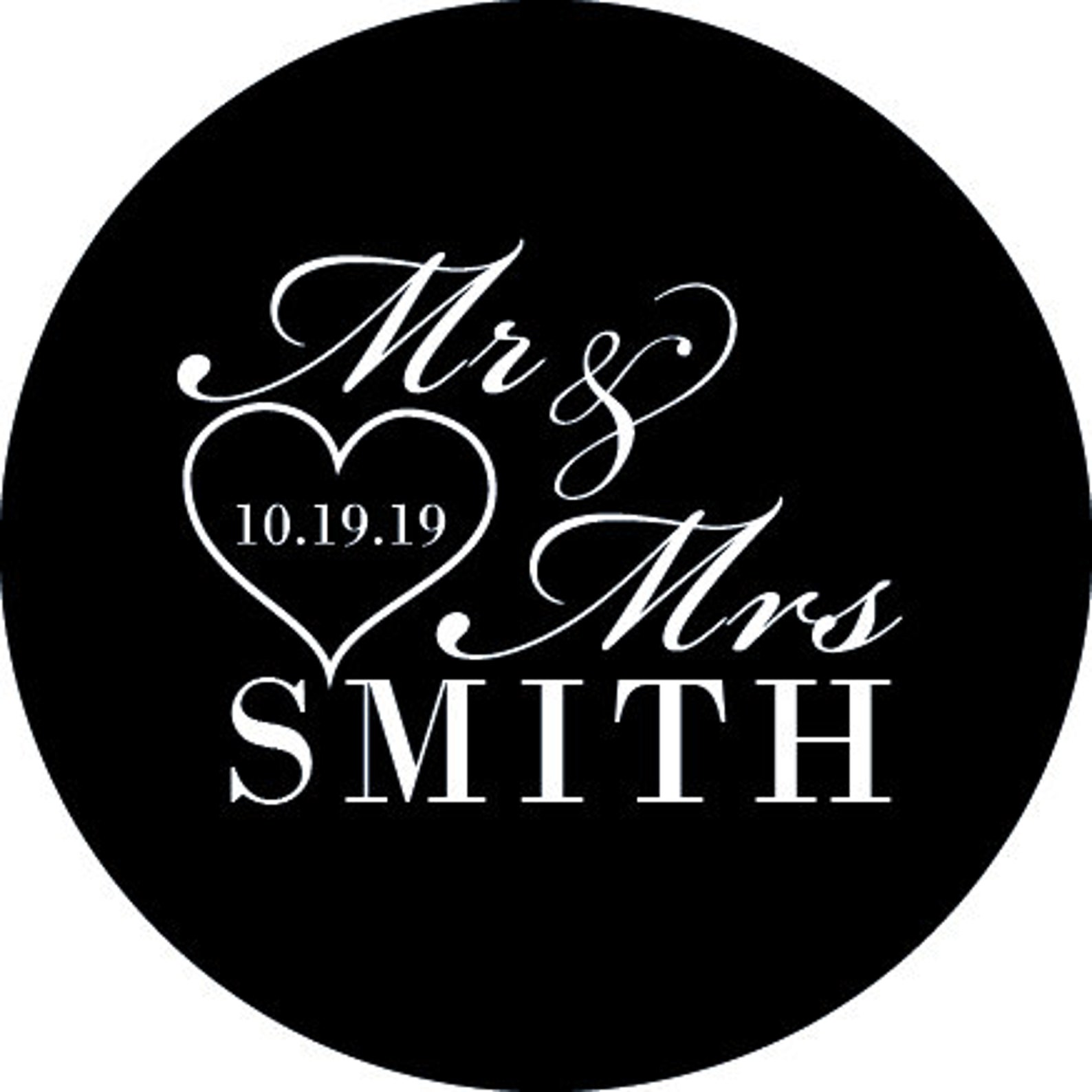 Digital Custom Personalized Gobo Monogram for Wedding Wedding Etsy