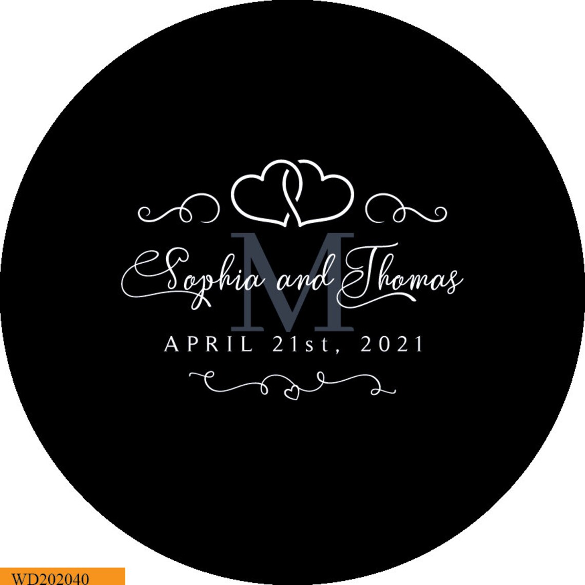 Digital Custom Personalized Gobo Monogram for Wedding Wedding Etsy