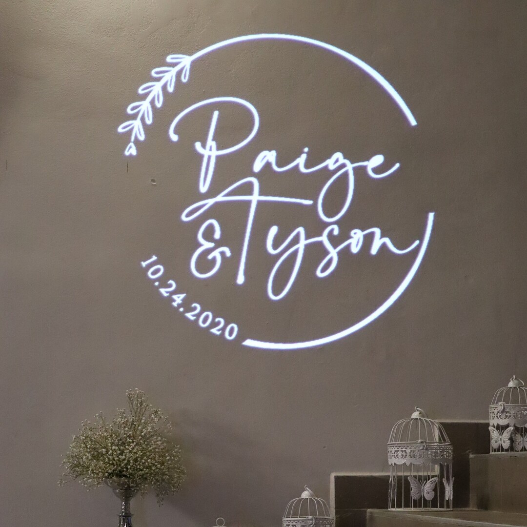 Digital Custom Personalized Gobo Monogram for Wedding, Wedding Gobo