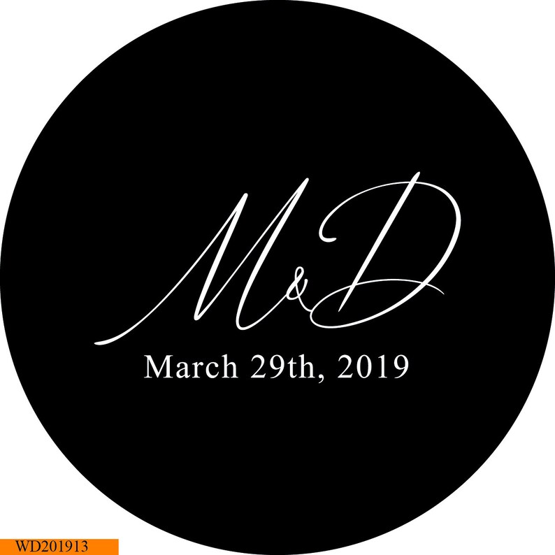 Digital Custom Personalized Gobo Monogram for Wedding Wedding Etsy