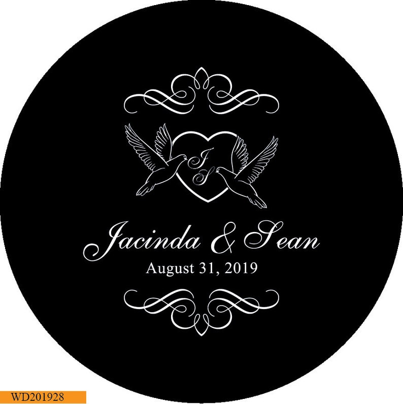Digital Custom Personalized Gobo Monogram for Wedding Wedding Etsy