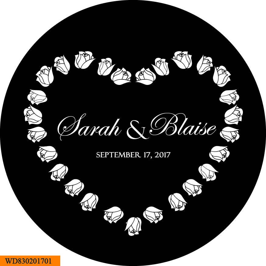 Custom Wedding Gobo Etsy