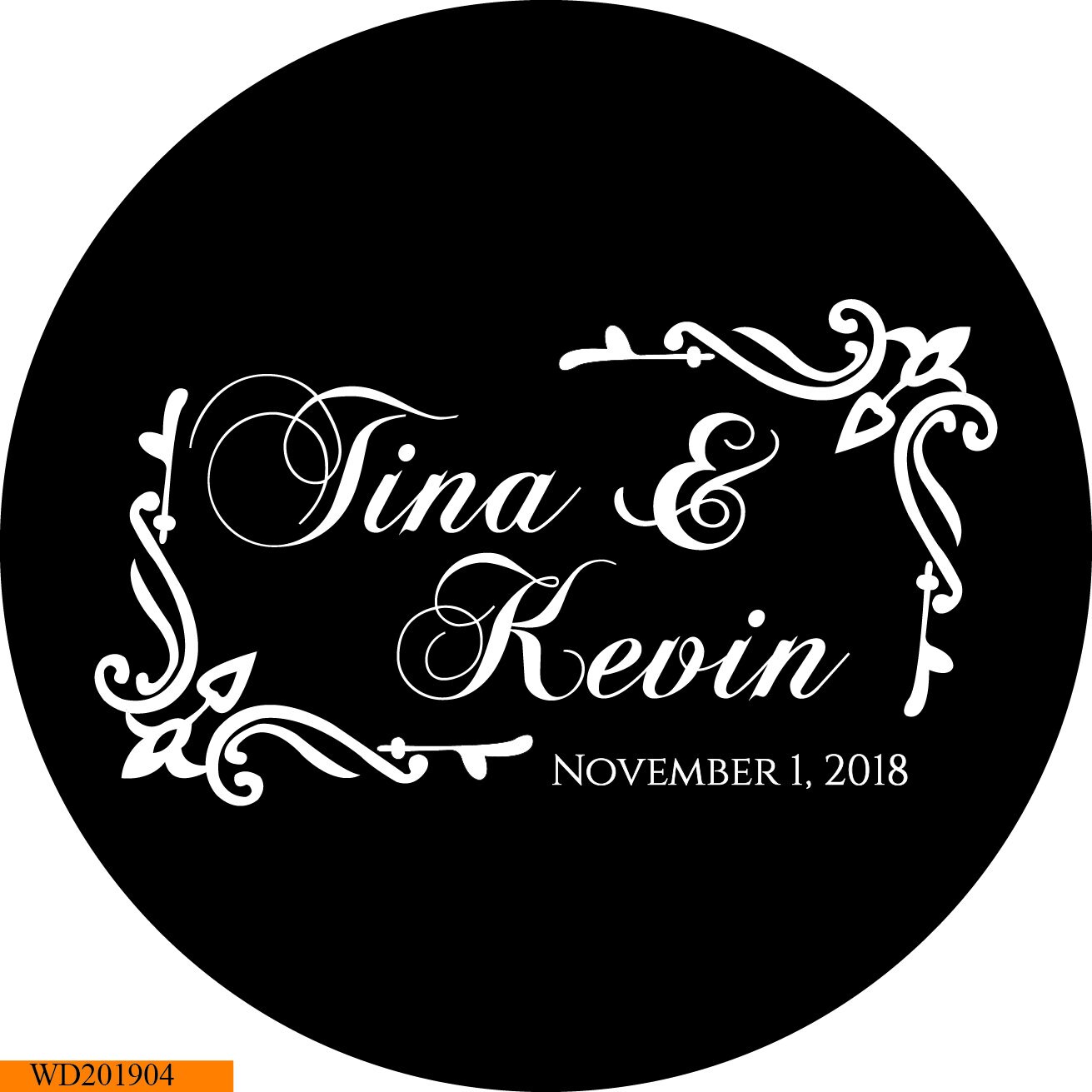 Digital Custom Personalized Gobo Monogram for Wedding Wedding - Etsy