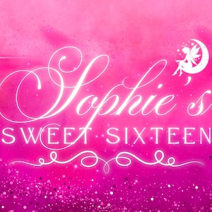 quince, sweet sixteen, animated sweet sixteen design for LED TV monitors, gobo monogram, static gobo, custom monogram, wedding gobo,