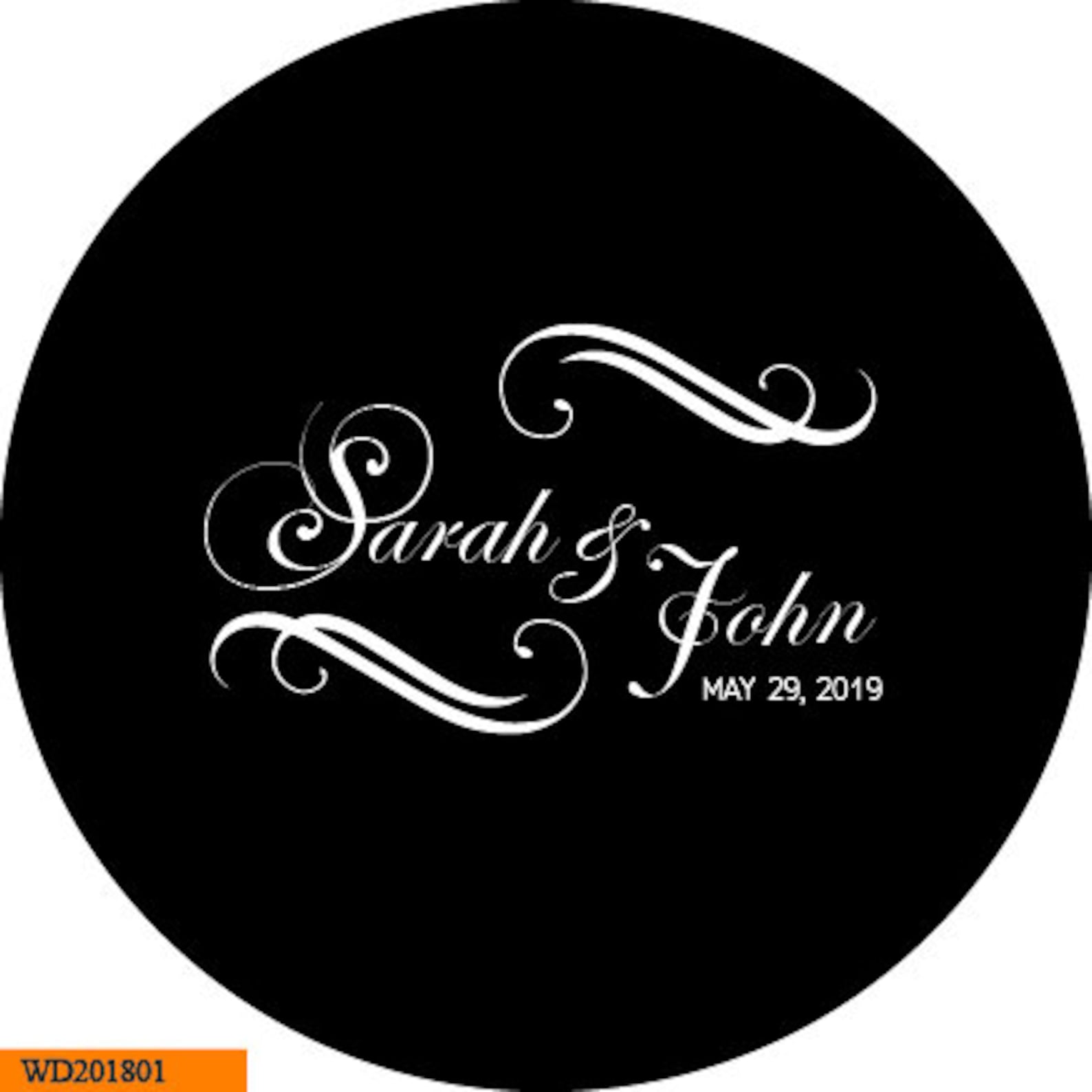 Digital Custom Personalized Gobo Monogram for Wedding Wedding Etsy