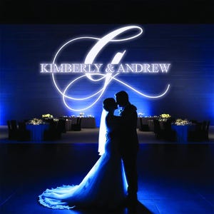 monogram for wedding, gobo monogram, wedding gobo monogram, static gobo, custom monogram, custom gobo, wedding gobo, gobo light