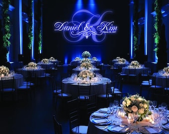 monogram for wedding, gobo monogram, wedding gobo monogram, static gobo, custom monogram, custom gobo, wedding gobo, gobo light