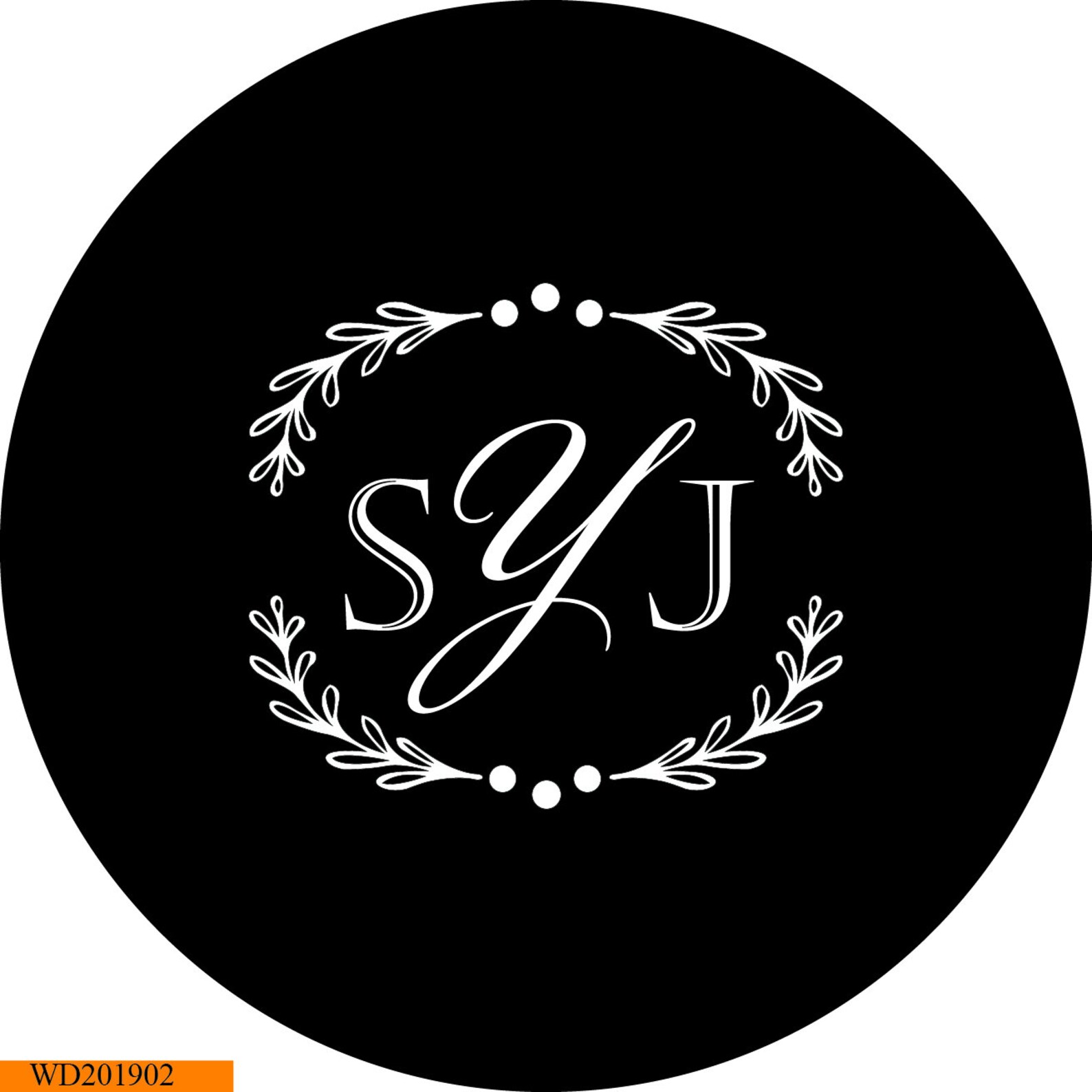 Digital Custom Personalized Gobo Monogram for Wedding, Wedding Gobo