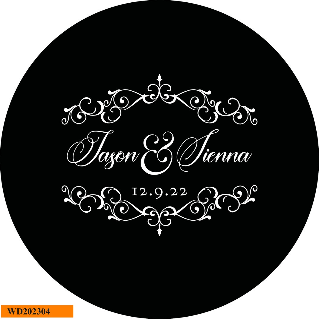 Digital Custom Personalized Gobo Monogram for Wedding, Wedding Gobo