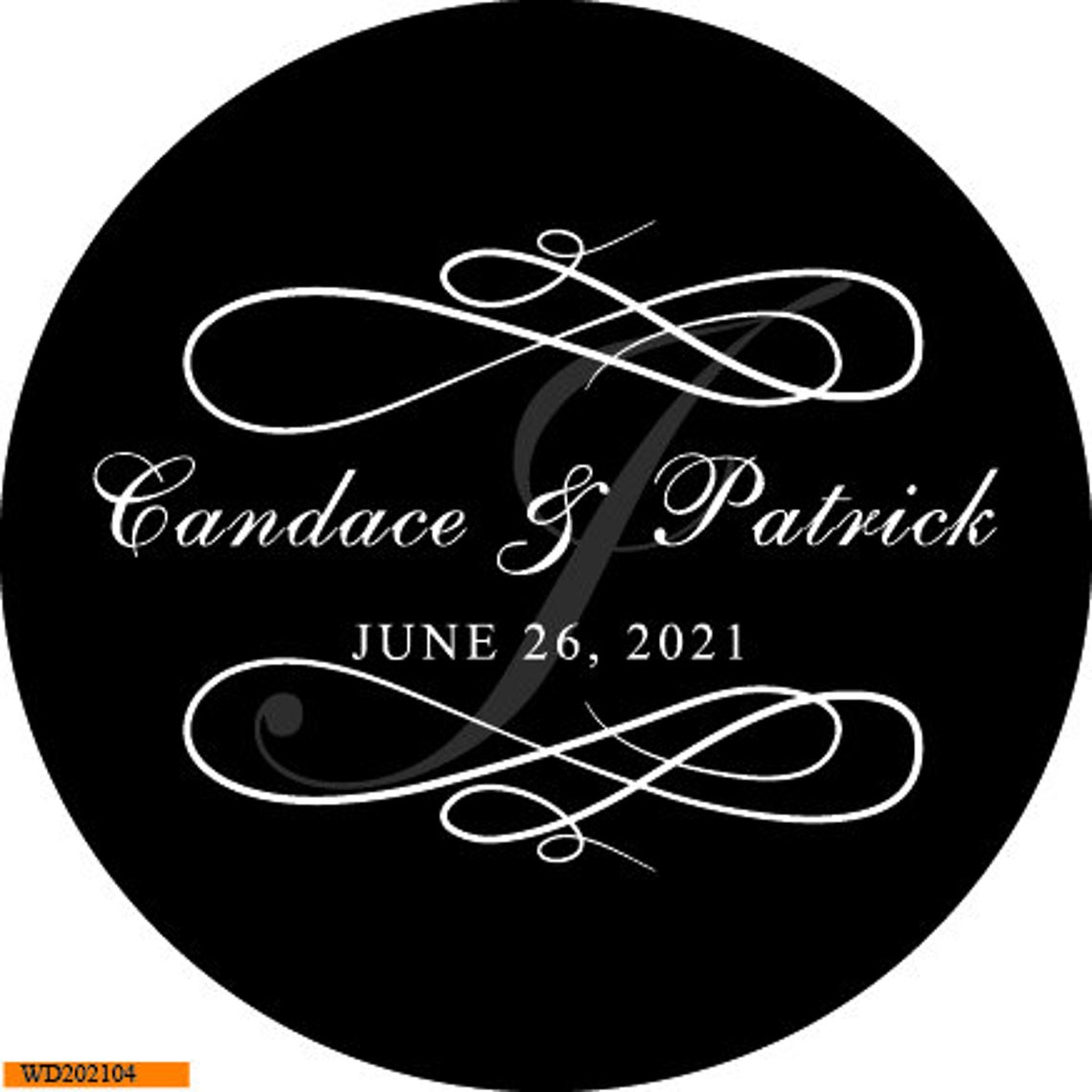Digital Custom Personalized Gobo Monogram for Wedding Wedding Etsy