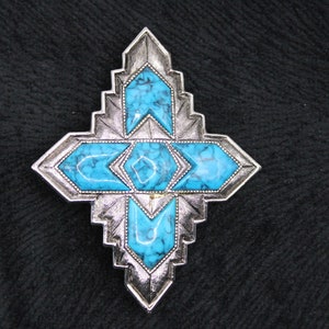 Vintage Sarah Coventry Turquoise 1970’s Southwestern brooch