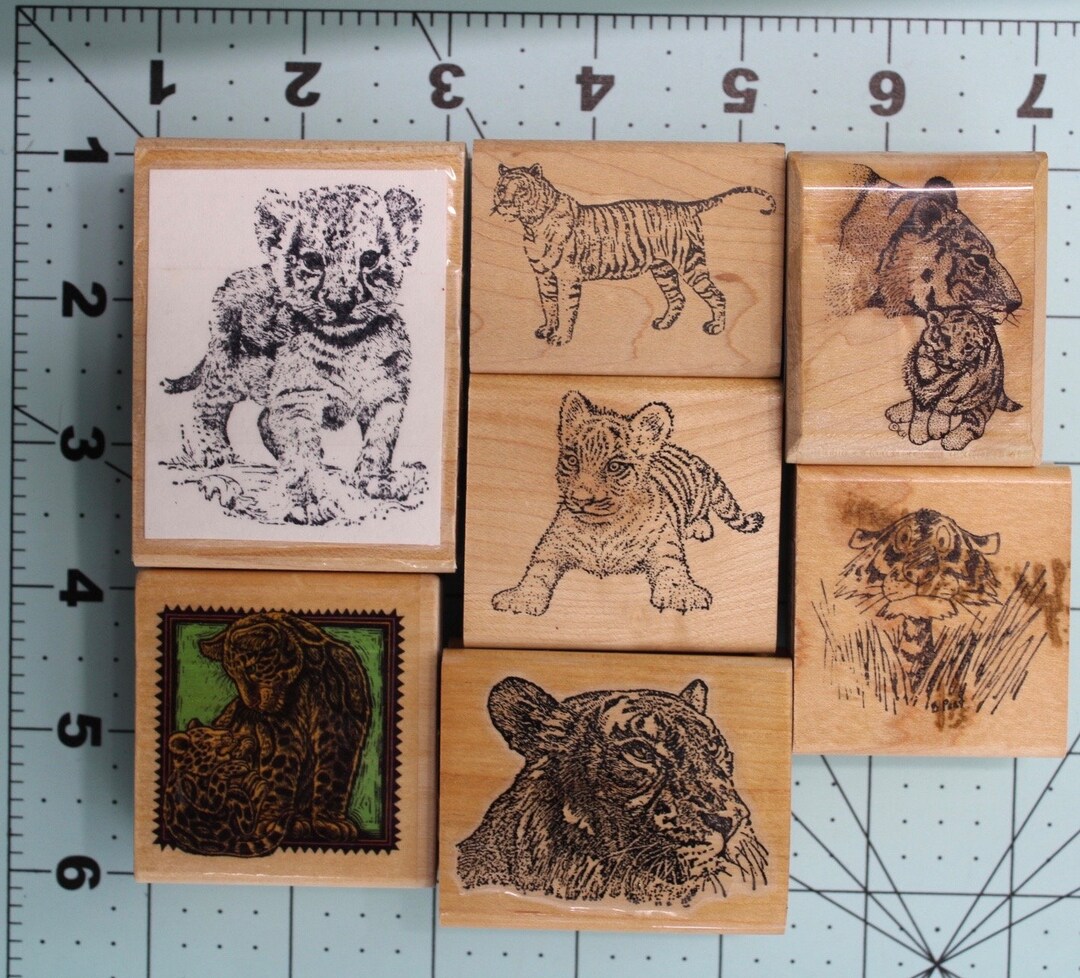 thumbnail image 2 of Cheetah Rubber Stamp 2 of 11