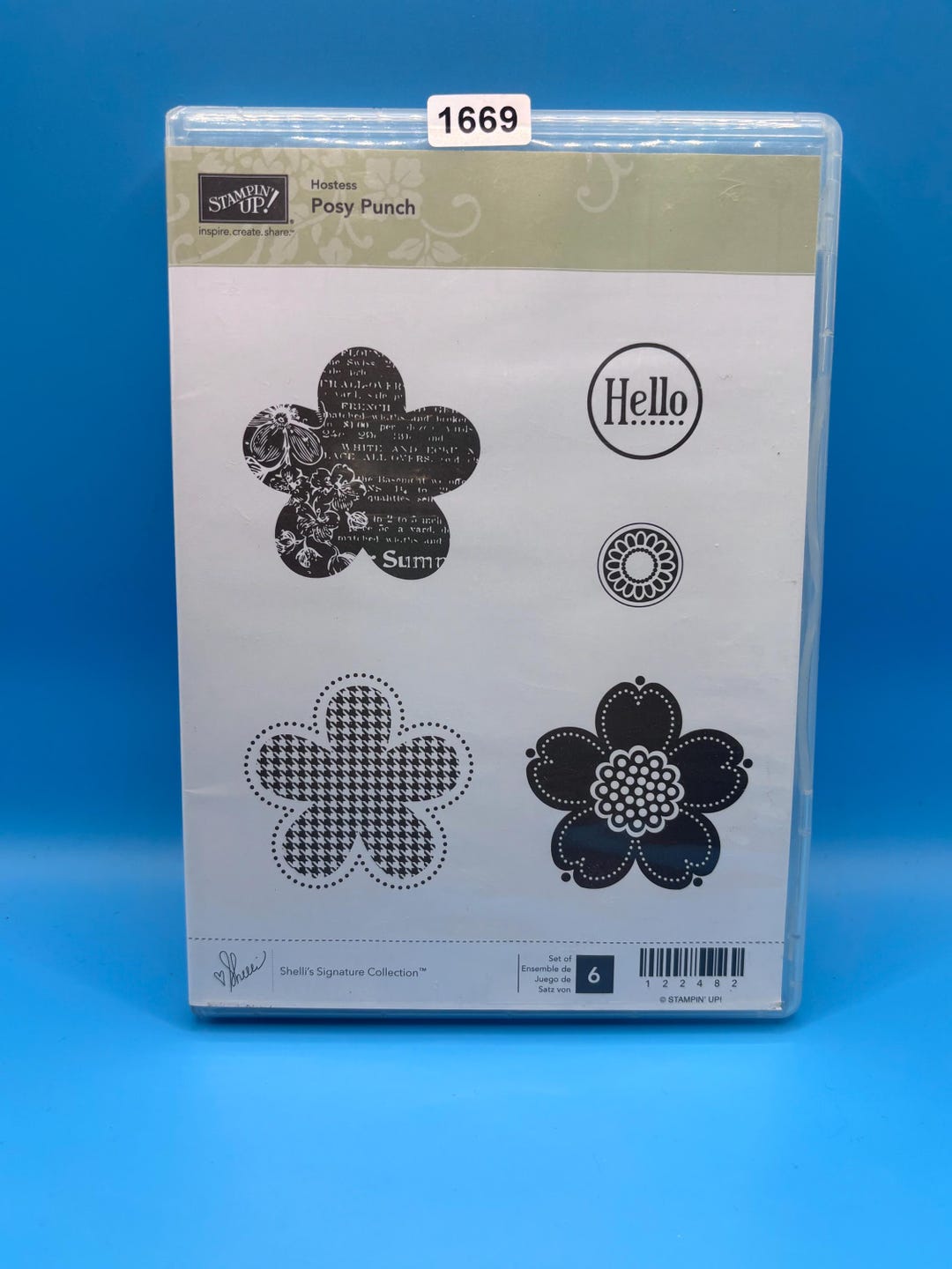 Retired Stampin up Posy Punch UNMOUNTED Rubber Stamps - Etsy