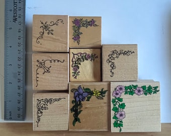 CORNER  - Wood Mounted Rubber Stamps