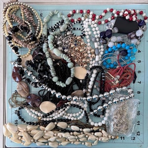 Vintage to Modern Wearable Jewelry lot craft art
