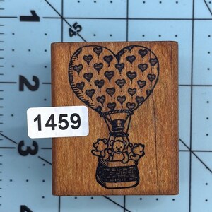Bears Teddy Bears Wood Mounted Rubber Stamps 1459