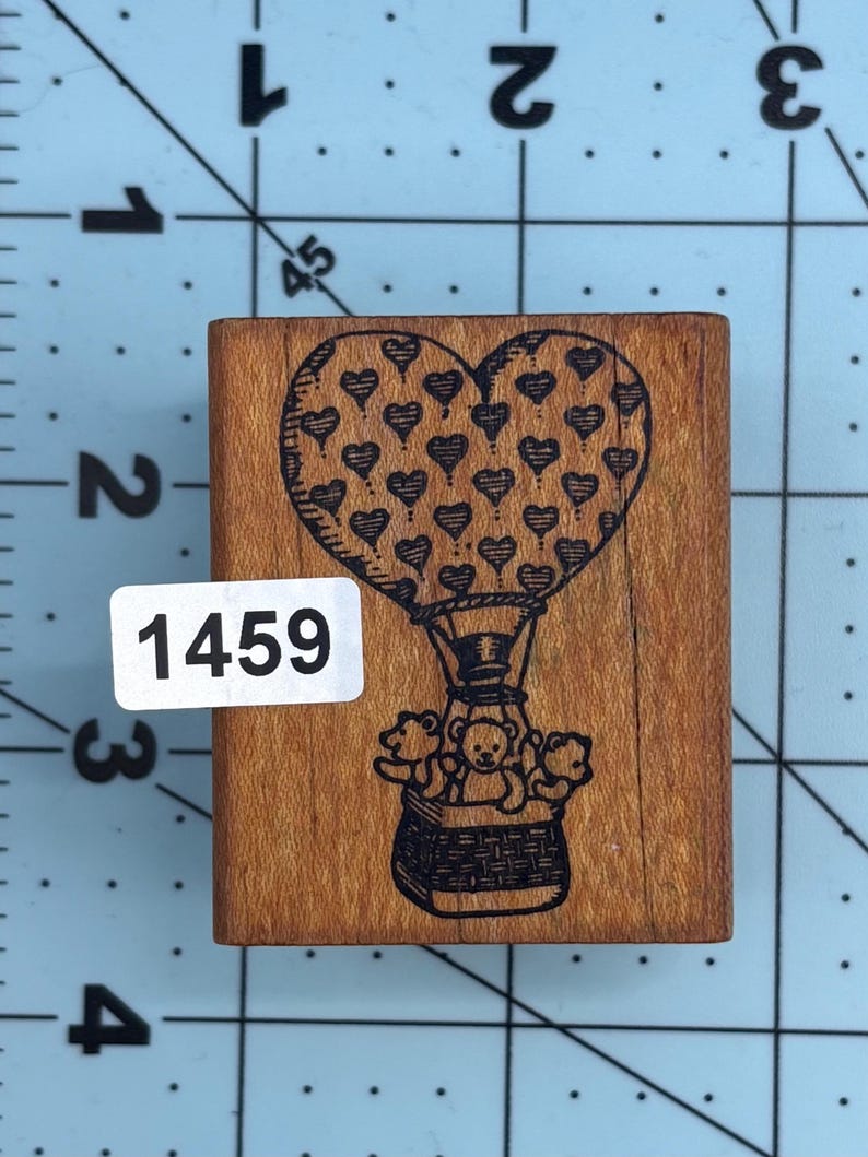 Bears Teddy Bears Wood Mounted Rubber Stamps 1459