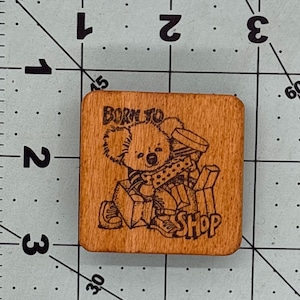 Koala Comotion Vintage Wood Mounted Rubber Stamp original packaging