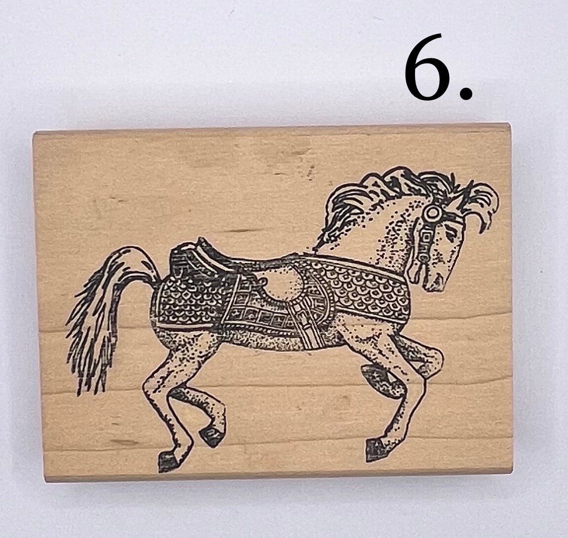 Dancing Jester 1198L Beeswax Rubber Stamps Unmounted