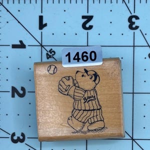 Bears Teddy Bears Wood Mounted Rubber Stamps 1460