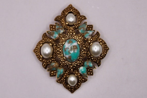 Vintage Sarah Coventry Remembrance Faux Pearl & T… - image 1
