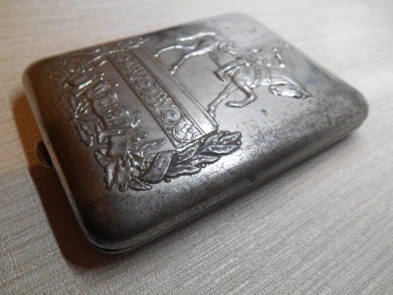 Vintage soviet cigarette case. Cigarette box USSR… - image 4