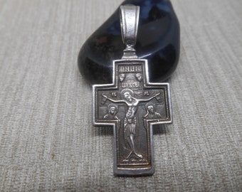 CROSS Pendant Sterling Silver   925 Vintage Old .