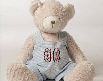 monogrammed teddy bears