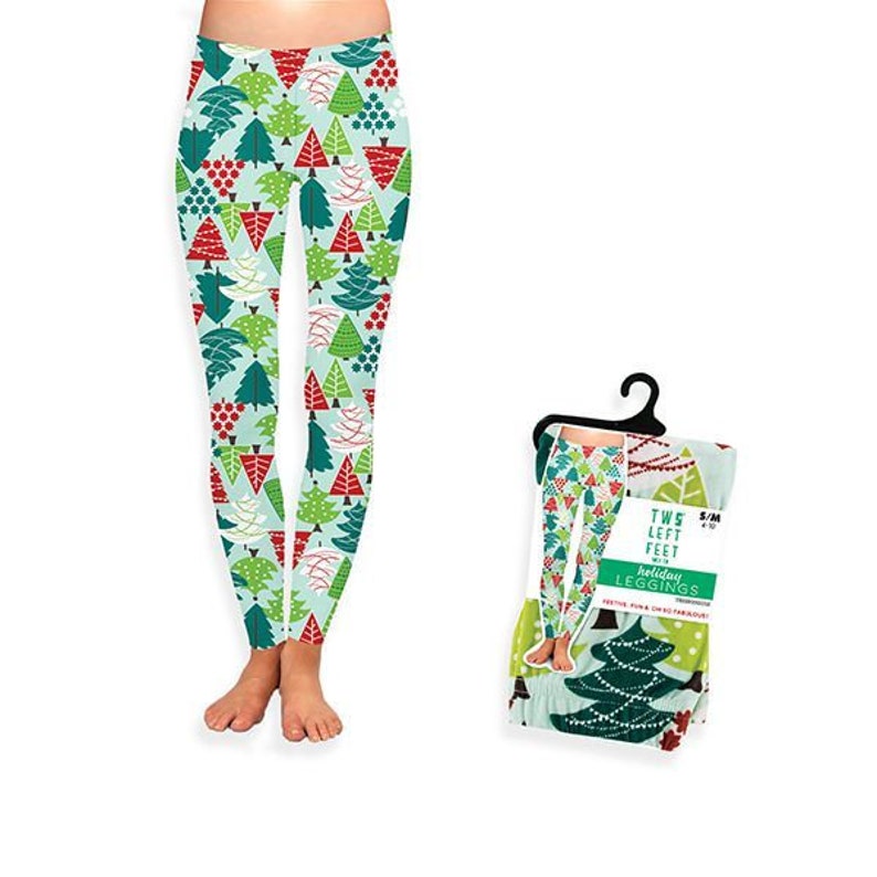 Women's Christmas Leggings Christmas Tights Etsy