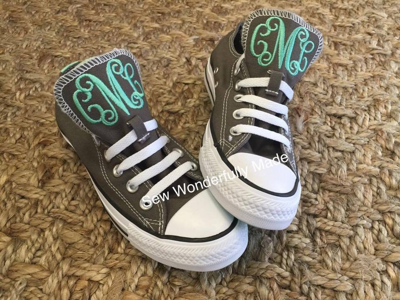 etsy monogram converse