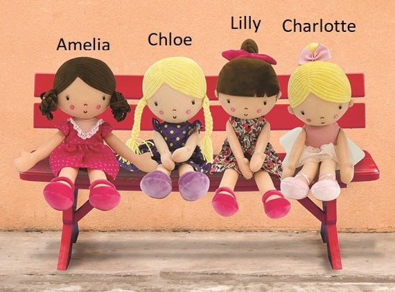 monogrammed dolls