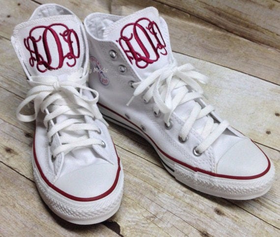 etsy monogram converse
