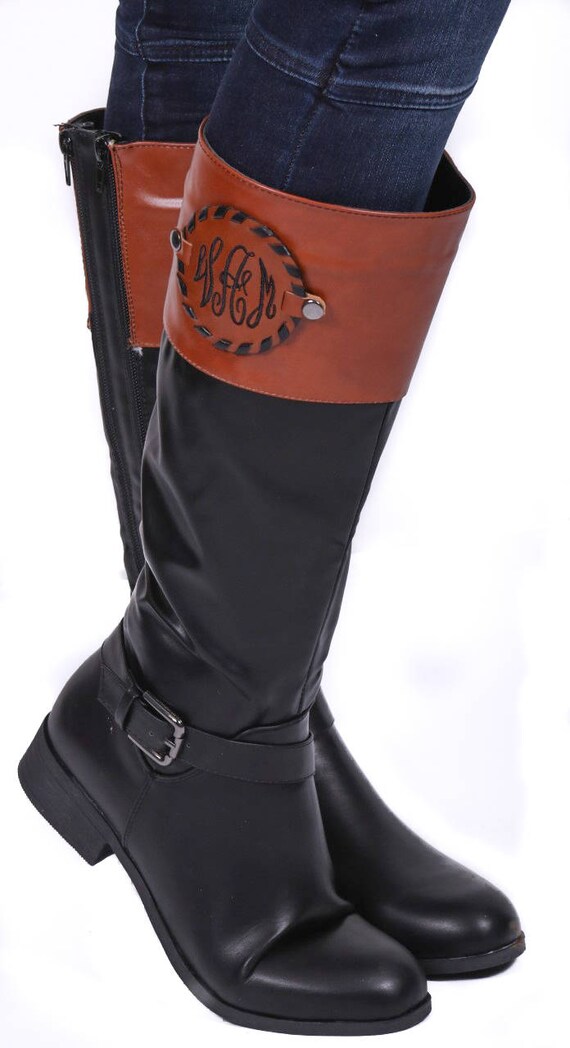 monogram boots