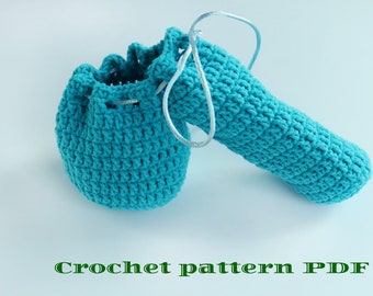 Pattern crochet Willy warmer classic and open tiped gift idea for man