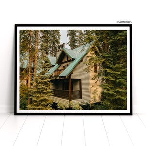 Cabin in the Woods - Emerald Lake, Yoho National Park - Wall Art - Digital Download Prints