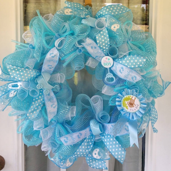 Baby Shower Wreath Etsy