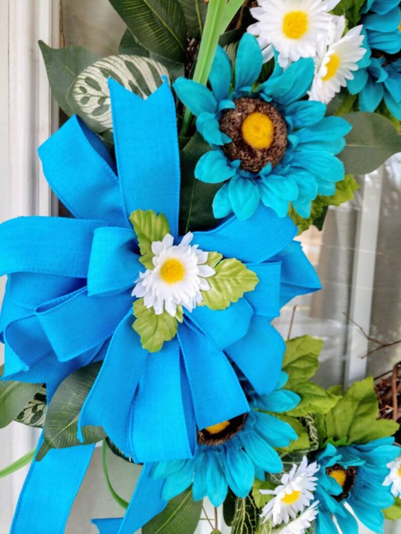 Summer Grapevine Wreath Everyday Wreath Summer Door Wreaths for Front Door