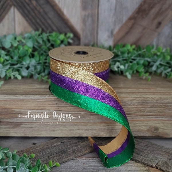 thin mardi gras ribbon