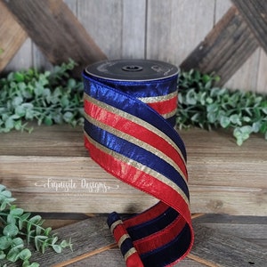 10m, 10,5 cm Drahtband, Nussknackerband, Glitzerband, Weihnachtsband, Kranzzubehör, Weihnachtsdeko
