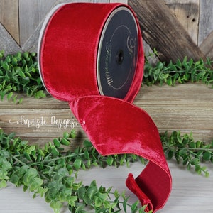 10 Meter, 4-Zoll-Band, Samtband, rotes Band, Designer-Band, Kranzzubehör, Kranzverschönerung