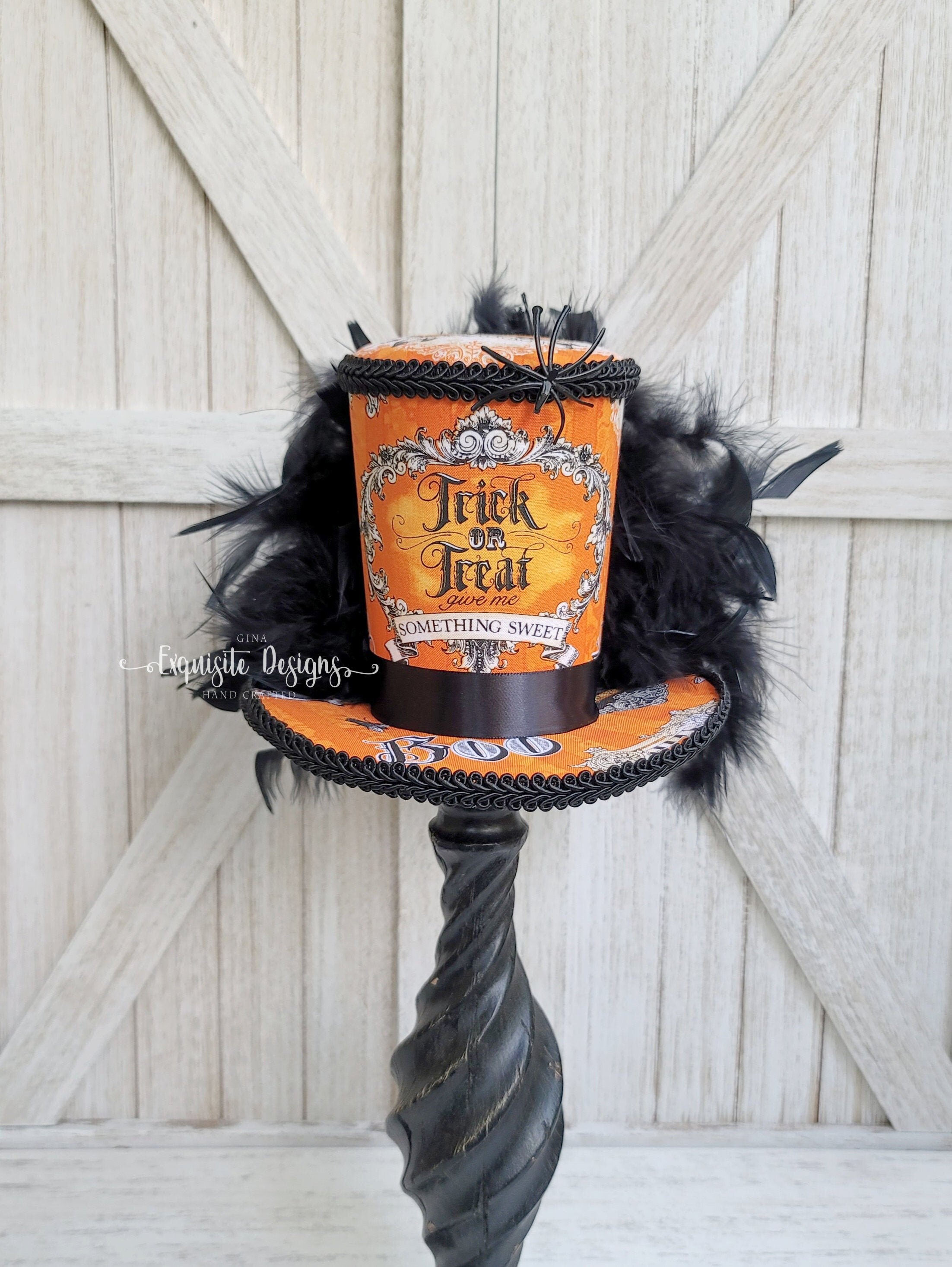 Halloween Hat, Halloween Mini Top Hat, Halloween Décor, Mad Hatter Ha…