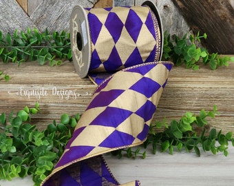 2 inch mardi gras ribbon
